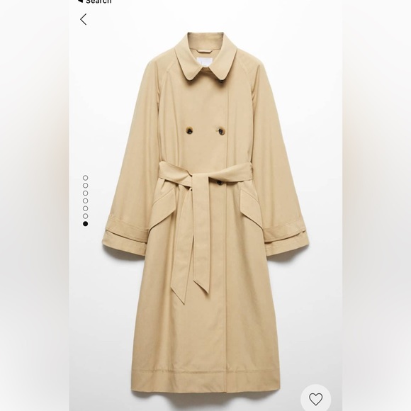 selling mango trench perfect for spring!! - Picture 6 of 10